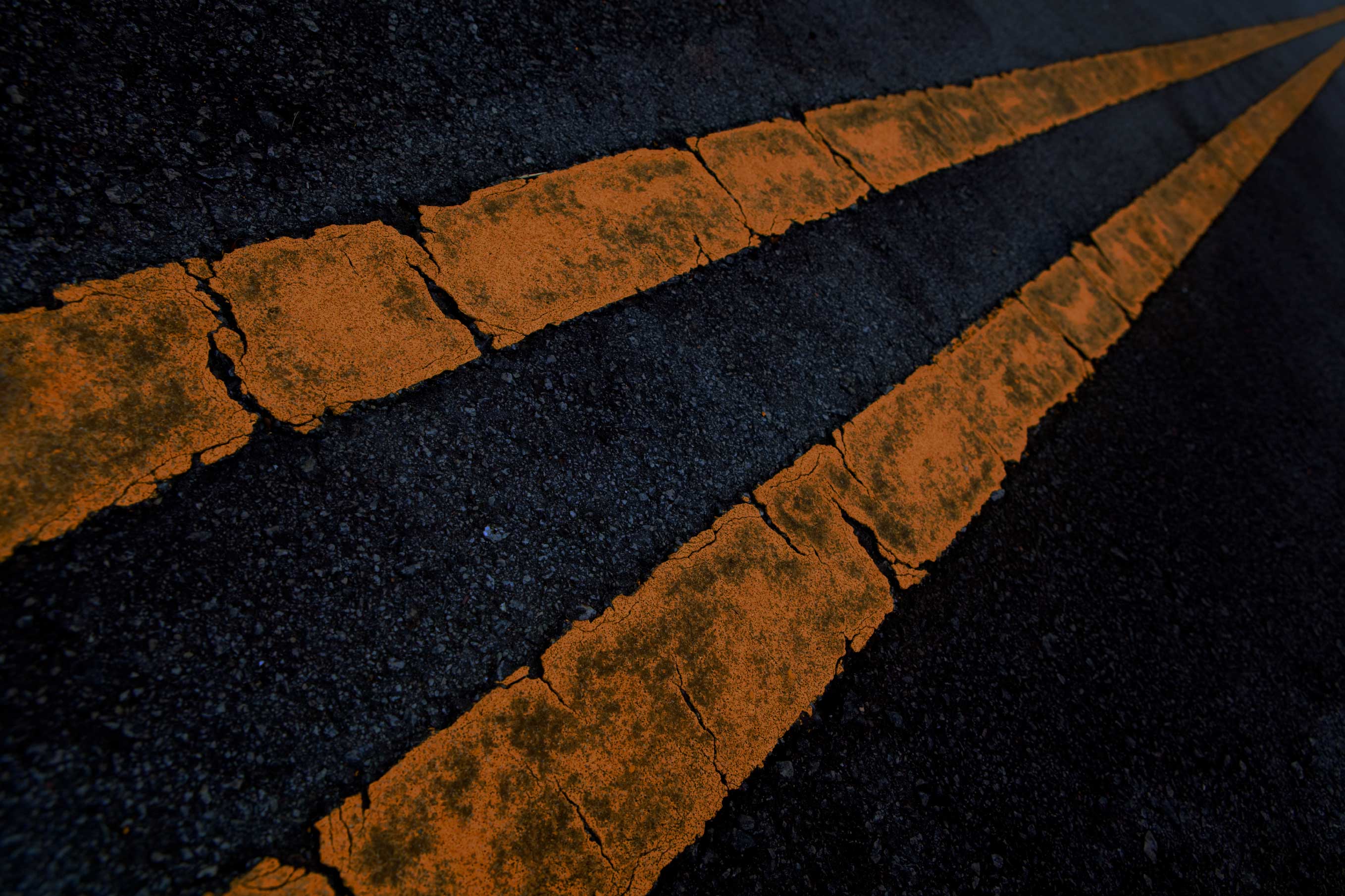 The stripe — finish line on asphalt